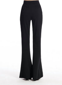 Emily Shalant - Stretch Crepe Bell Bottom Pant