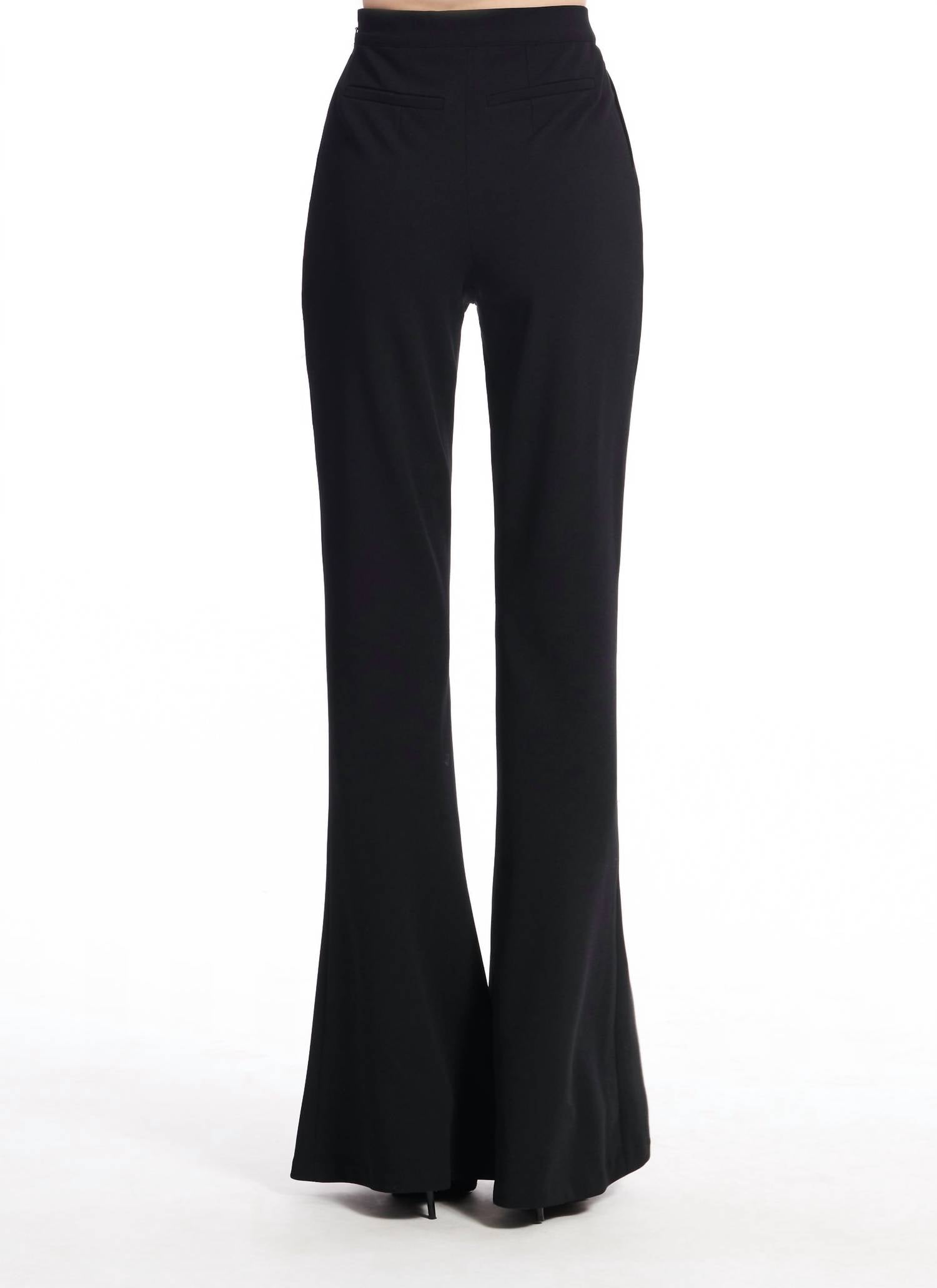 Emily Shalant - Stretch Crepe Bell Bottom Pant