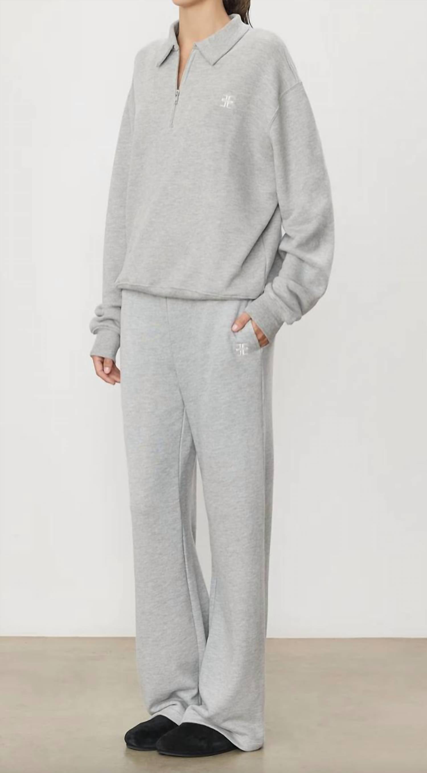 Eterne - Oversized Wide Leg Sweatpant