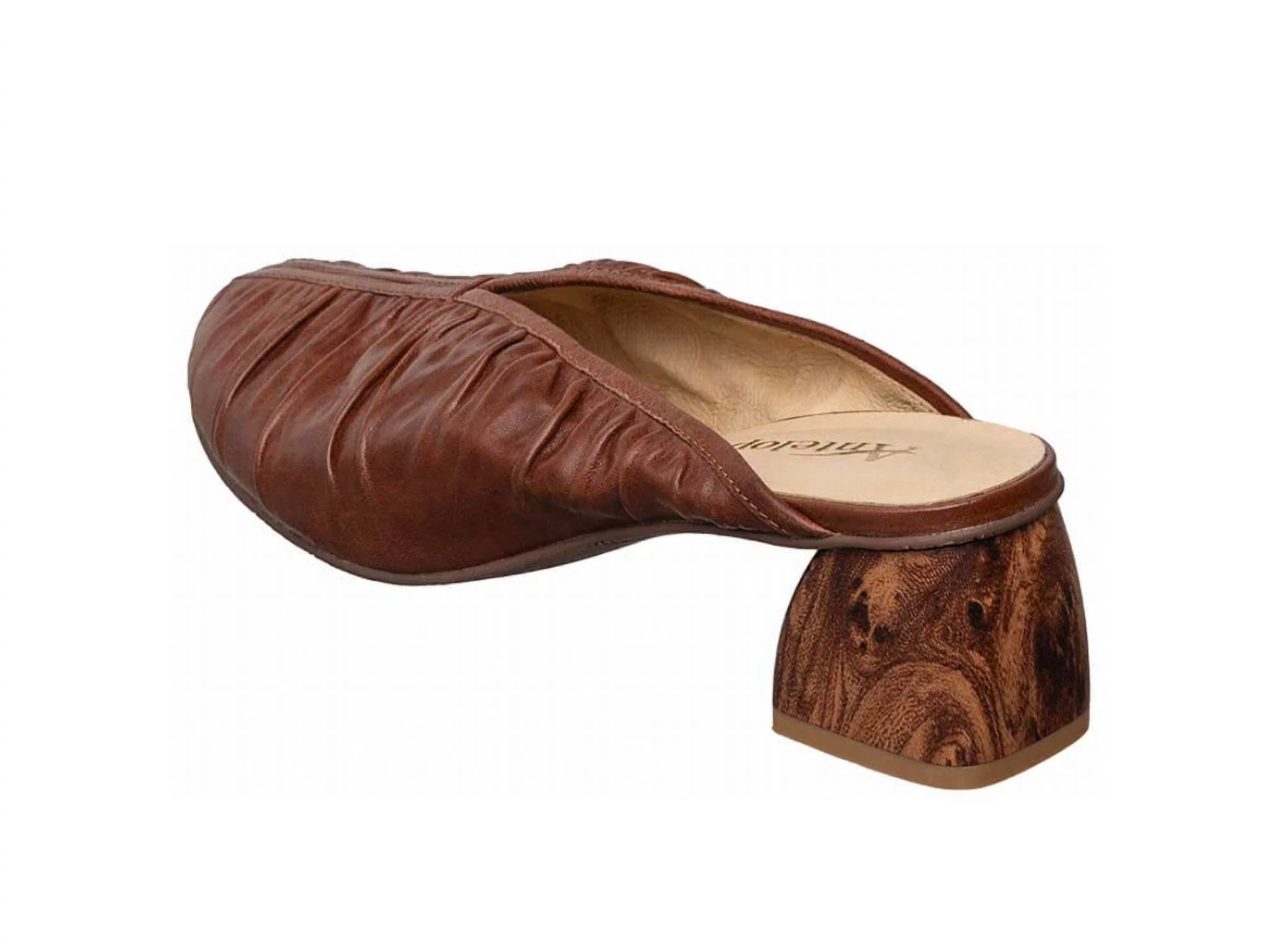 Antelope - Women's Natasha Leather Mule Block Heels