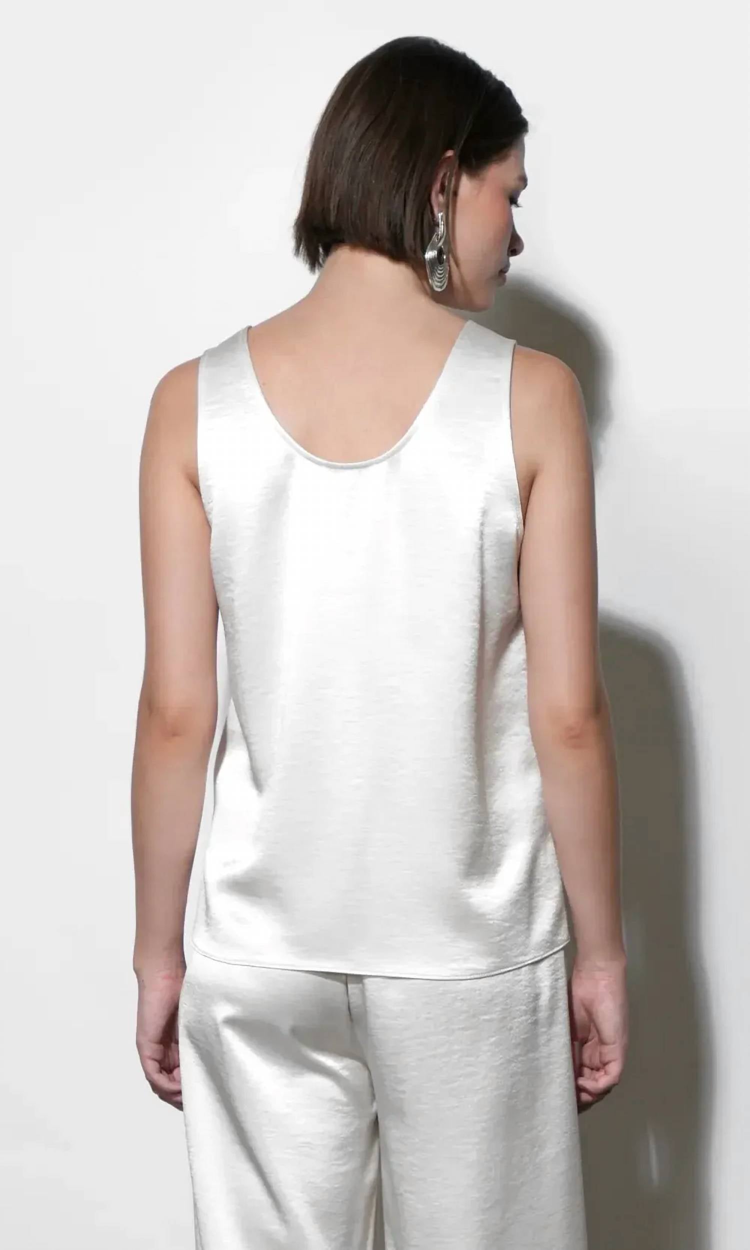 Greylin - Ariana Satin Sleeveless Top