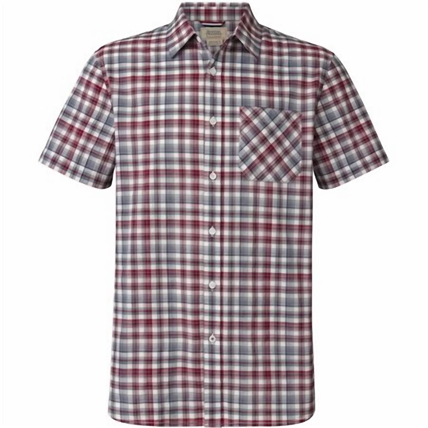 Boston Trader - Men's Plaid Short Sleeves Lightweight Shirt