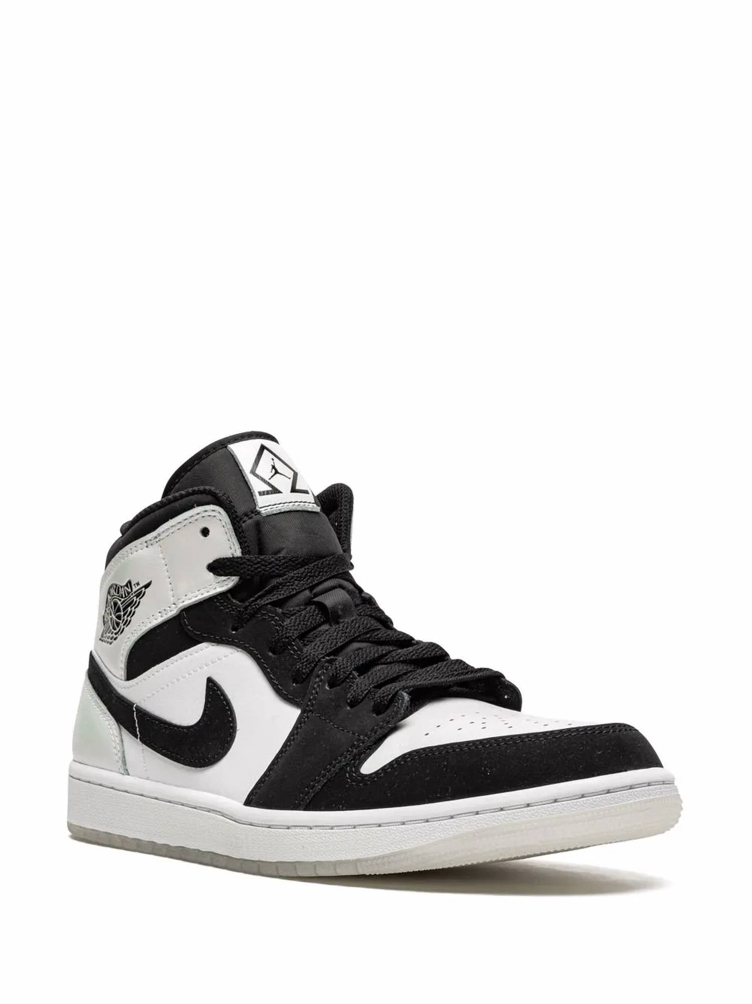Nike - Men's Air Jordan 1 Mid Special Edition Diamond Sneakers