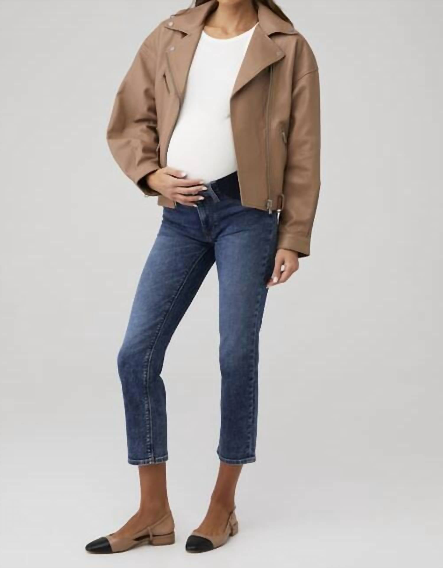 Hudson - Nico Mid-rise Straight Ankle Maternity Jean