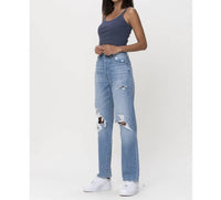 Cello - Super High Rise Distressed Jean