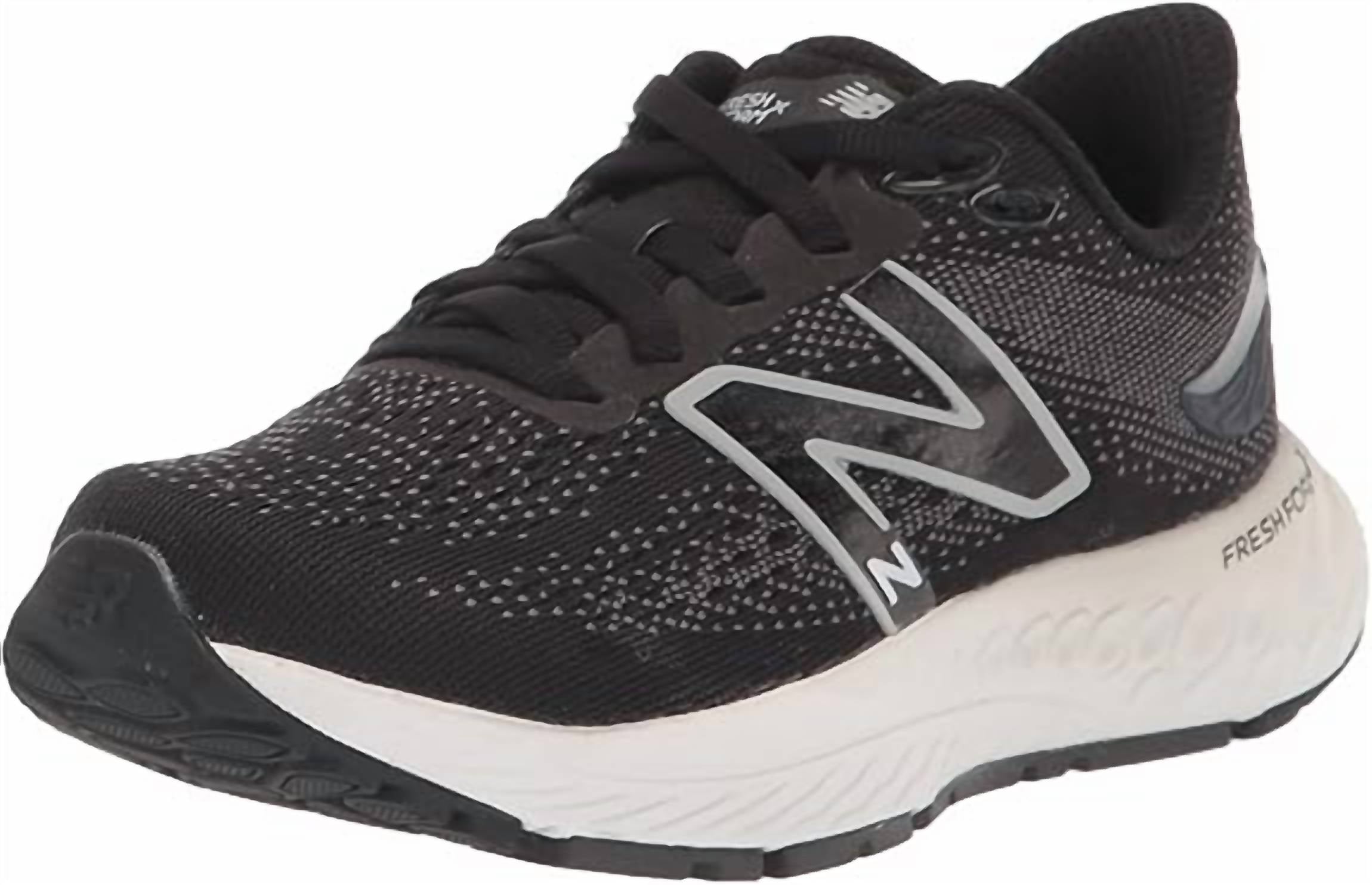 New Balance Kids Fresh Foam X 880 V12 Sneakers in black spring tide ocean grey - kids' sneaker - alternate view
