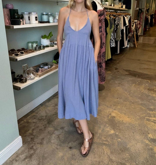 Millibon - Halter Beach Midi Dress