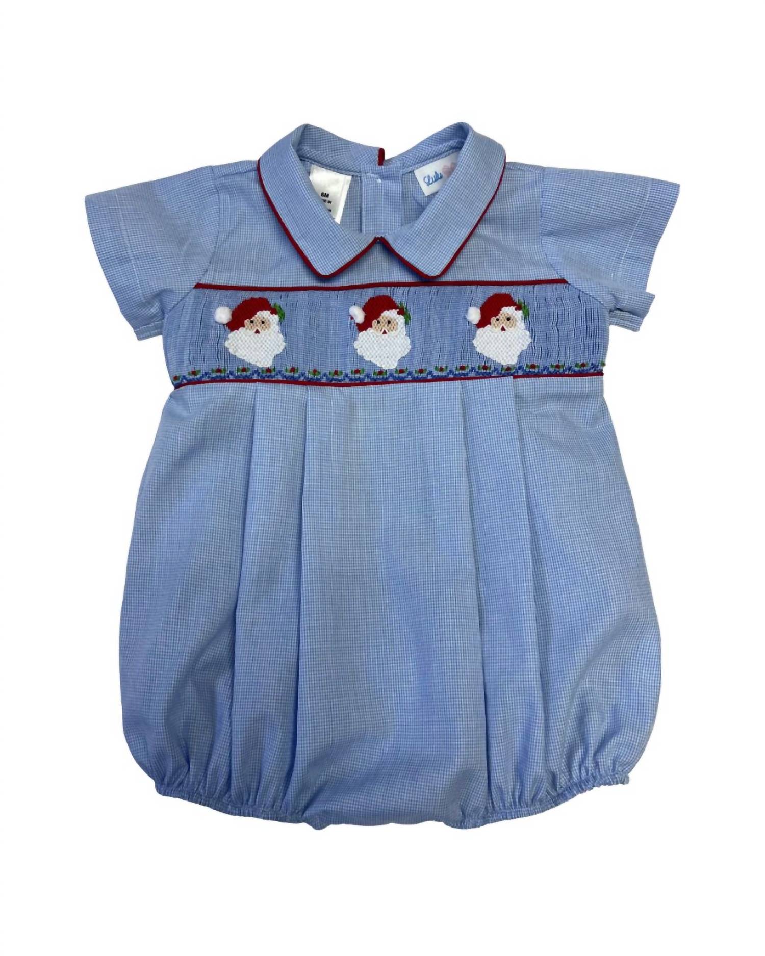 Lulu Bebe - Girl's Blake Smocked Bubble