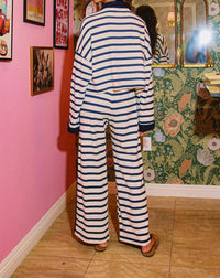Bucketlist - Birdie Drawstring Stripe Pants