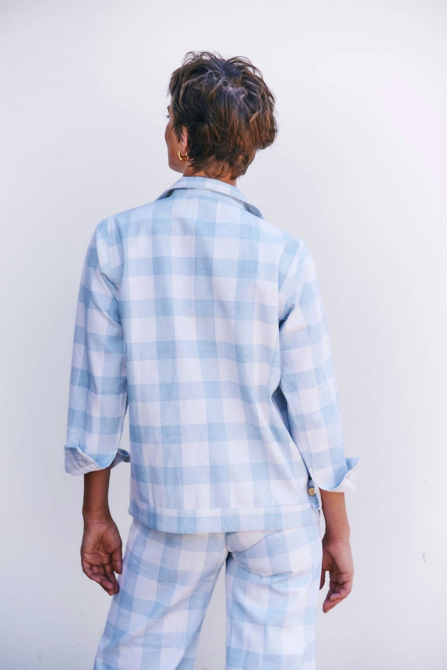 Sz Blockprints - Plaid Field Jacket