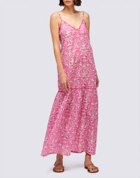 Sundek - Piping And Adjustable Straps Maxi Dress
