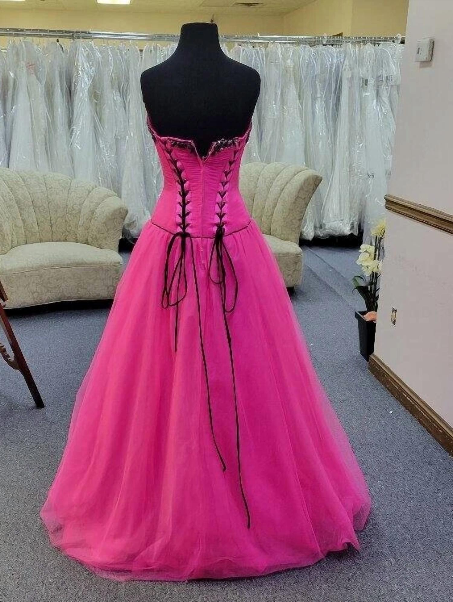 Precious Formals - Strapless Corset Lace-up Back Ballgown
