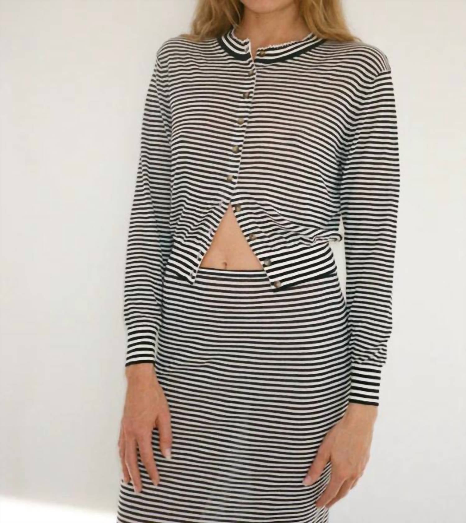 Ciao Lucia - Hydra Cropped Cardigan