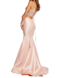 Sherri Hill - Two-Piece Mikado Mermaid Prom Dress