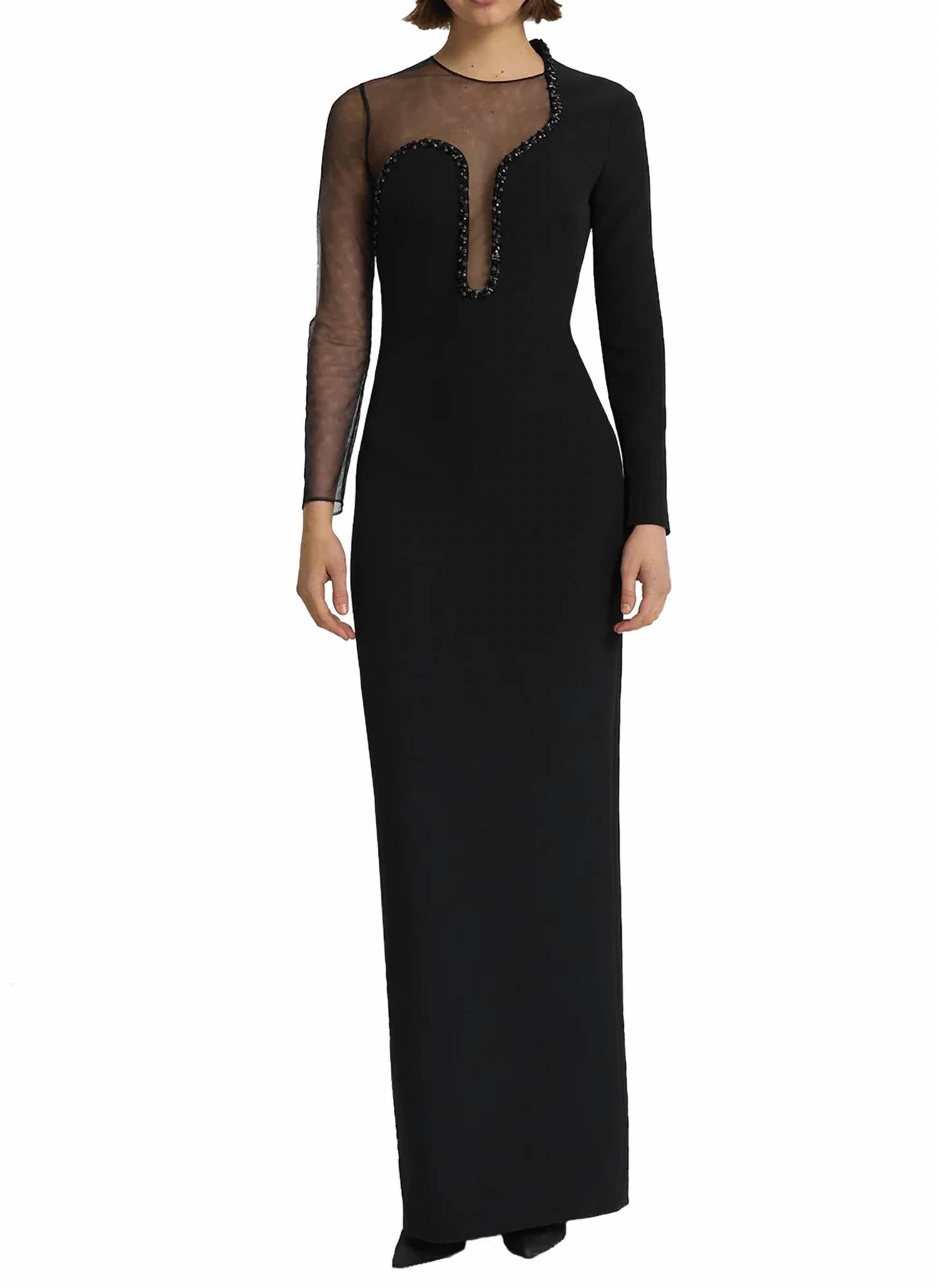 Safiyaa - Domina Embroidered Gown