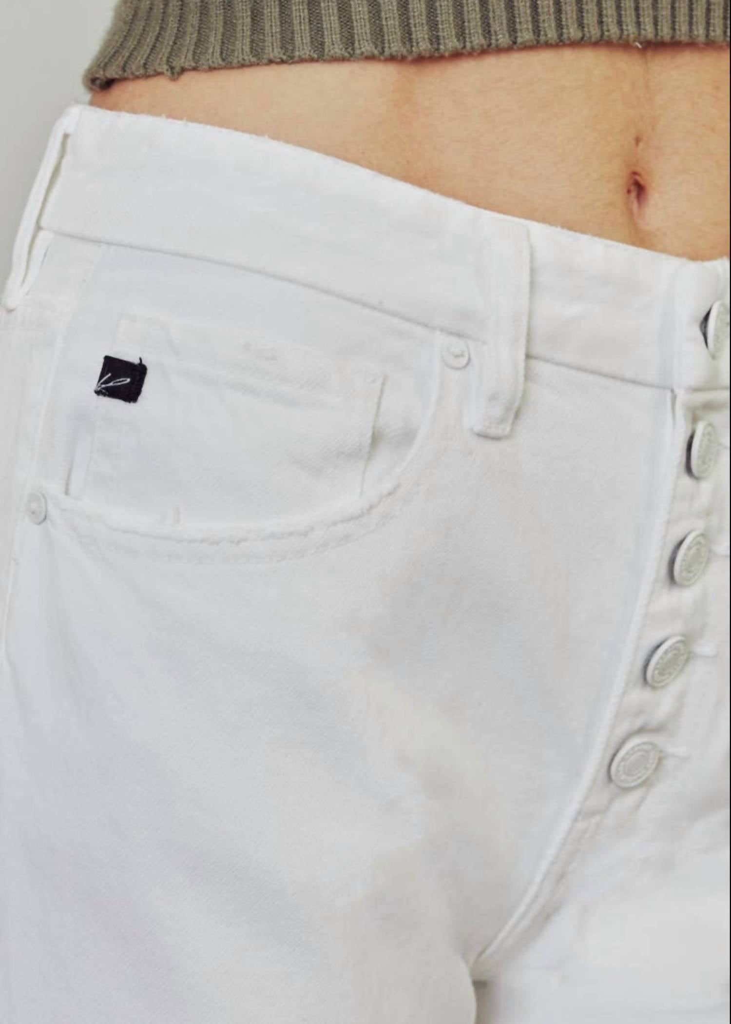 Kancan - High Rise Straight Leg Jeans