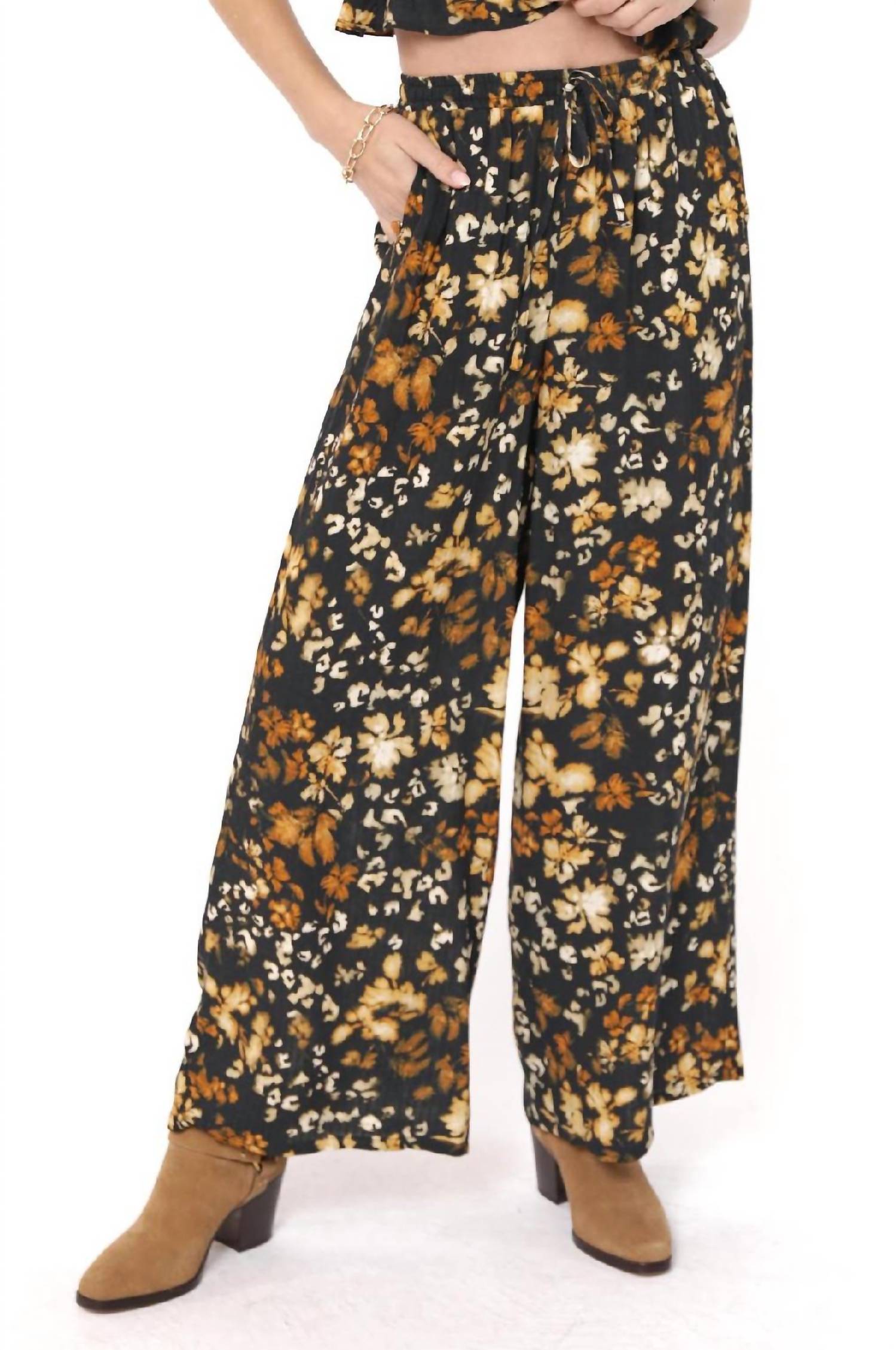 Sadie & Sage - Relaxed Wide-leg Pants