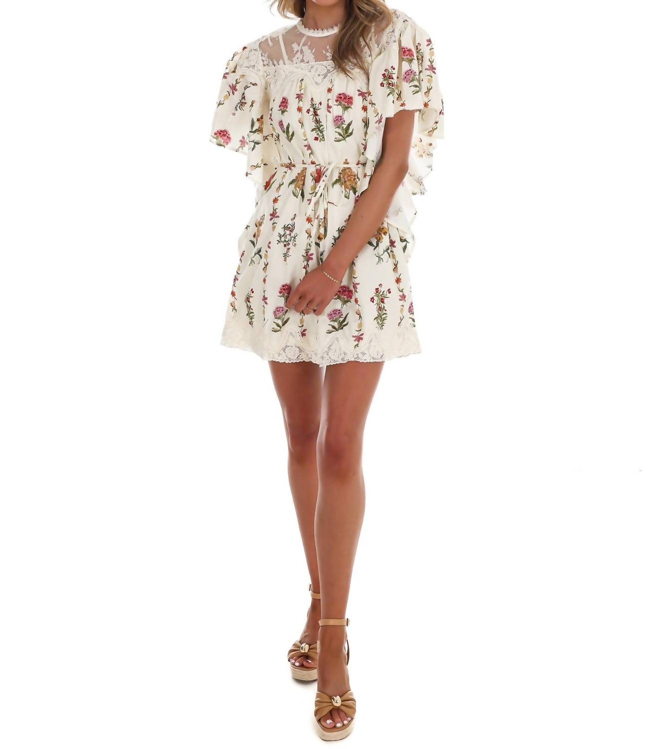 Entro - Women's Look At You Floral Mini Dress