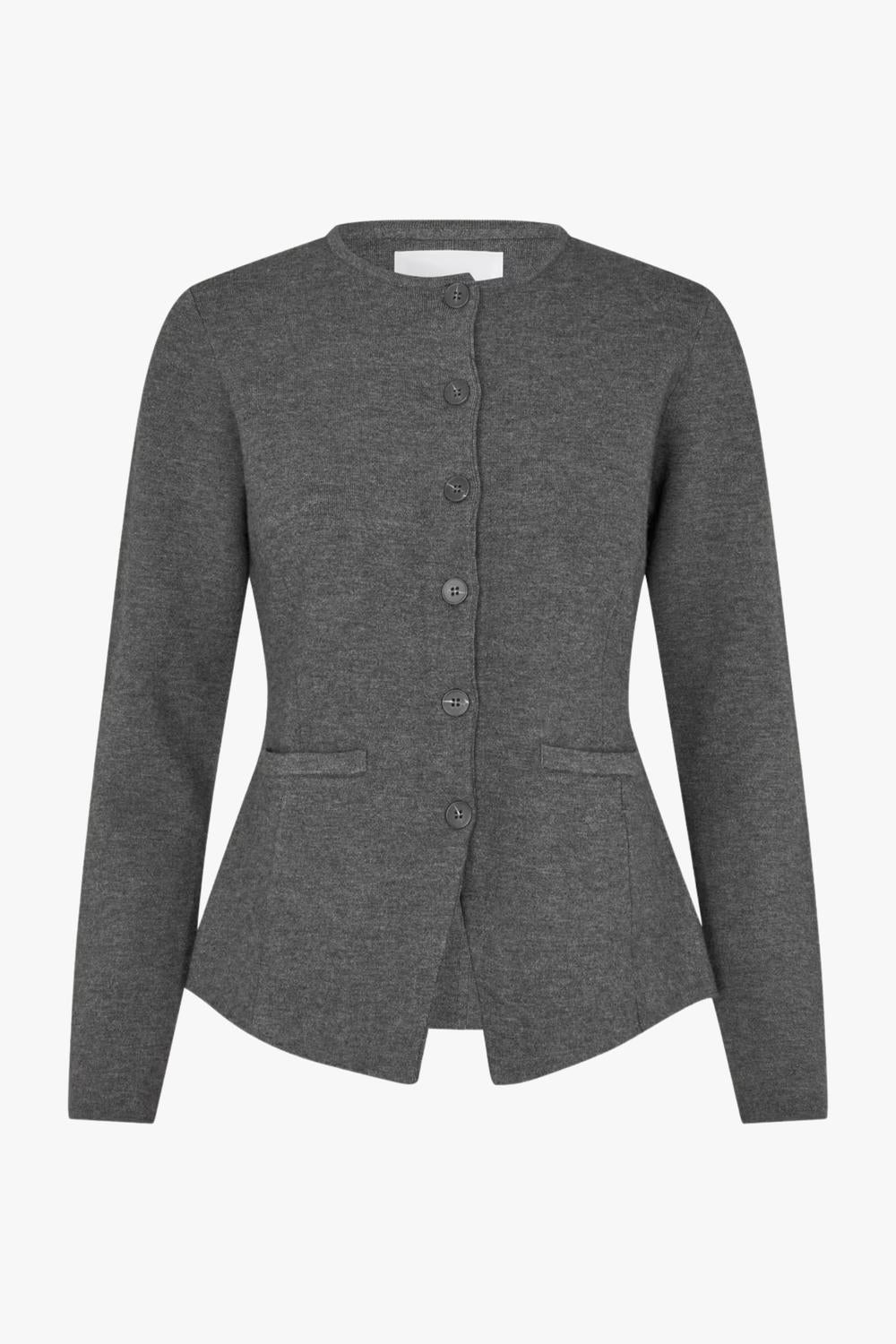 SAMSOE Salula Jacket in dark grey - women's jacket - alternate view