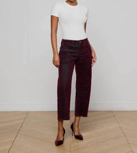 L'Agence - Dolores Low Rise Bow-leg Pants