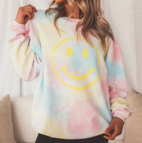 Friday + Saturday - All Smiles Corded Sweatshirt