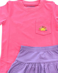 Itzy Ritzy - Girls' Rainbow Skort Set