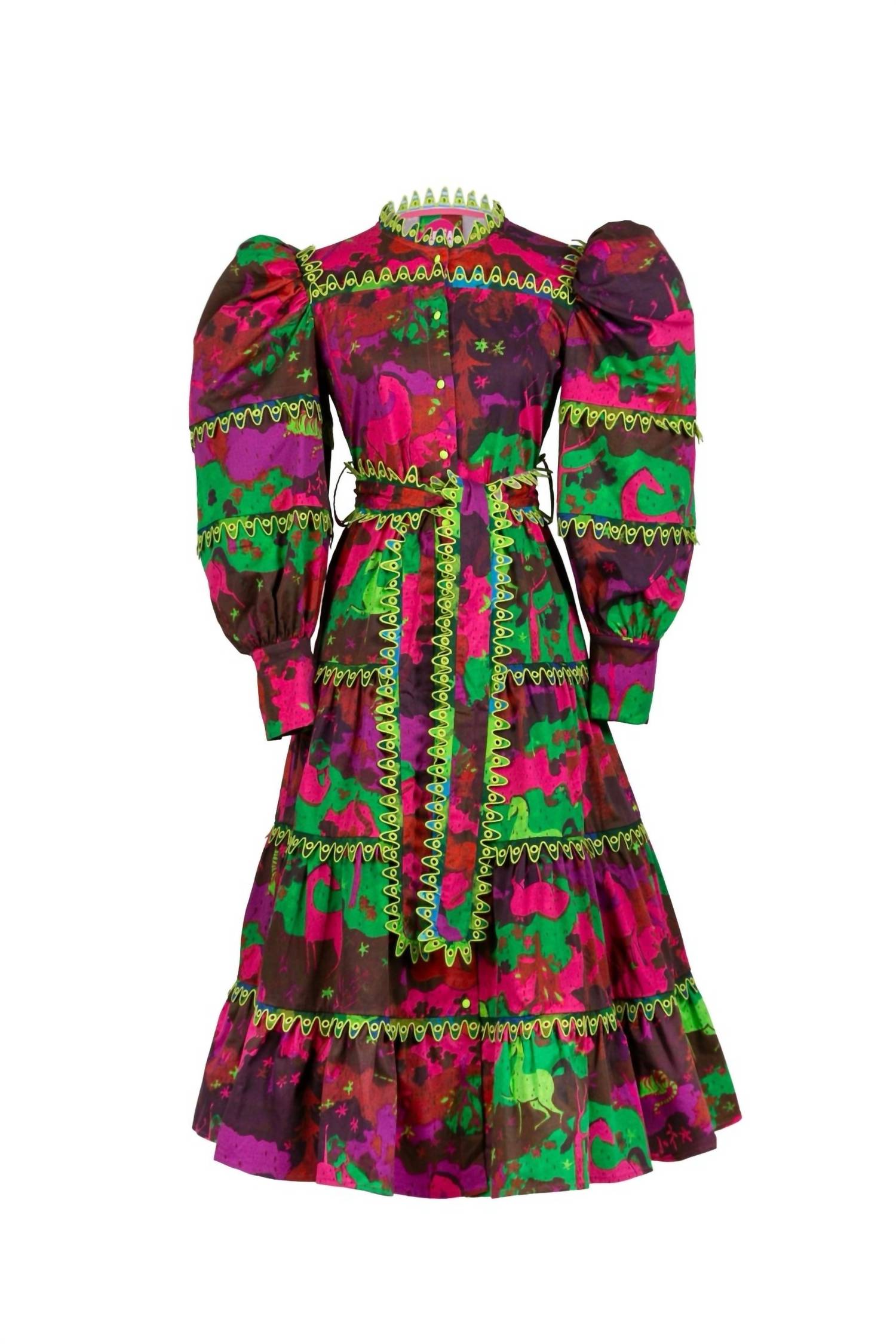 Celia B - Tiered Hasu Midi Dress