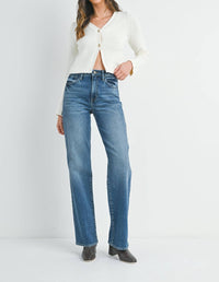 Just Black Denim - Longer Length Straight Jeans