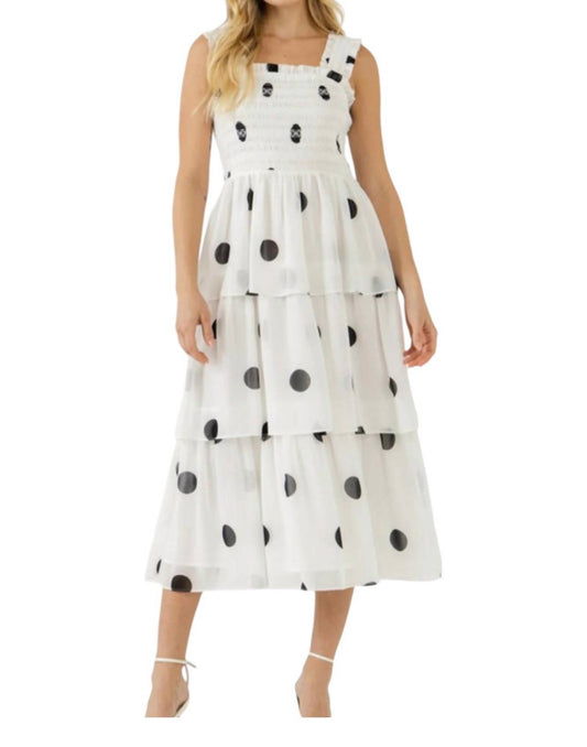 2.7 August Apparel - Minnie Baby Midi Dress