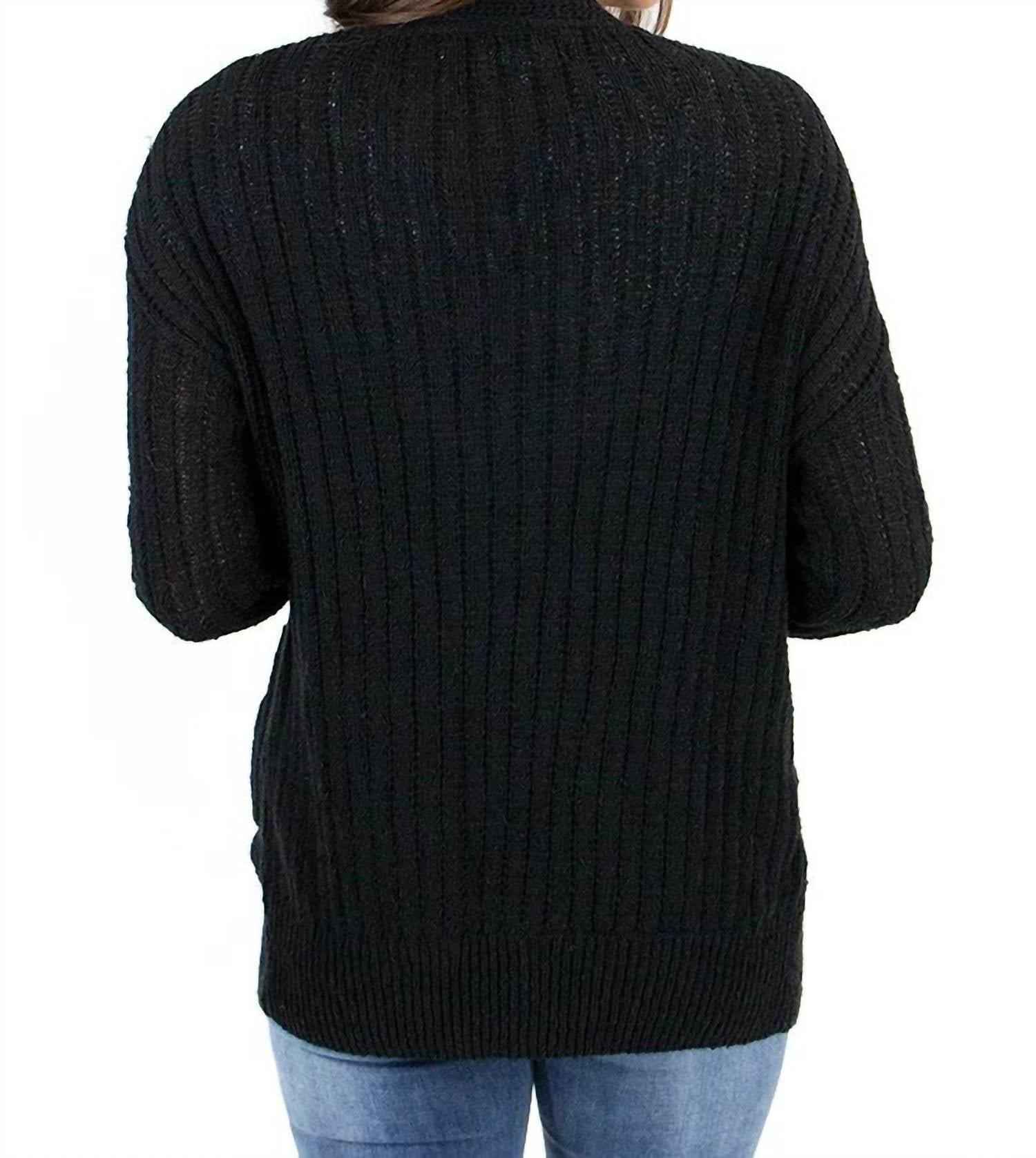 Grace And Lace - Slouchy Knit Cardigan