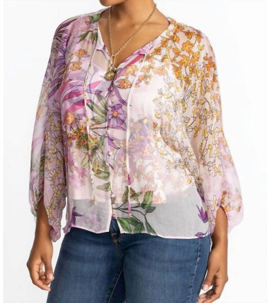 Johnny Was - Women's Harlyn Button Front Blouse Plus