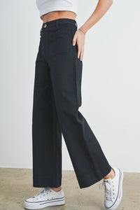 Buttermelon - Wide Leg Long Length Jeans