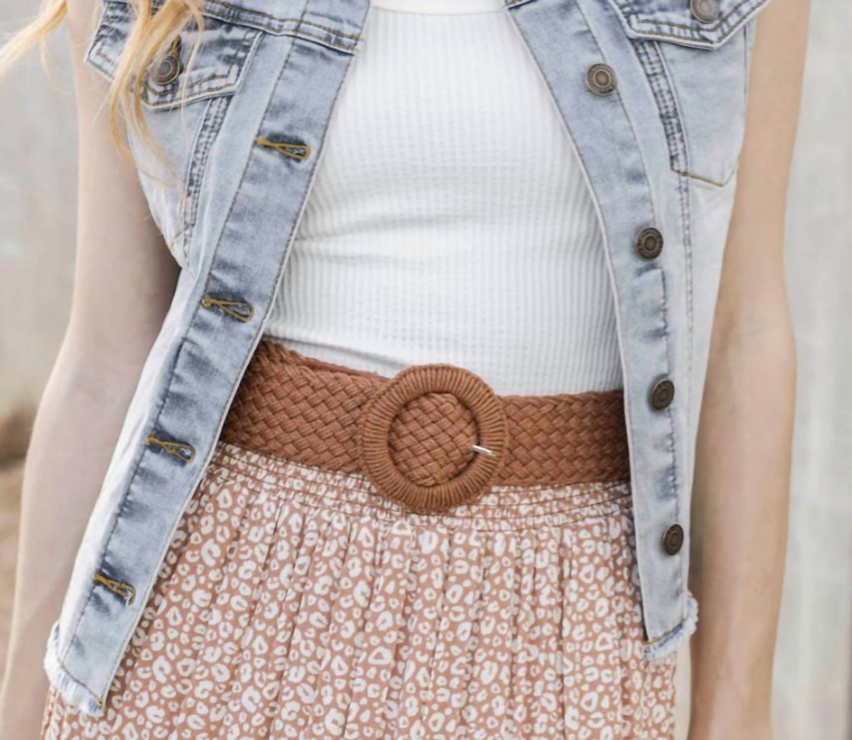 Grace & Lace - Soft Wash Denim Vest
