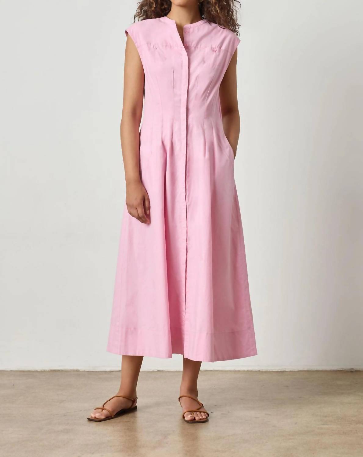 Lilla P - Sleeveless Seamed Maxi Dress