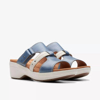Clarks Women's Tuleah Jane Sandals in denim combi - women's sandal - detail view