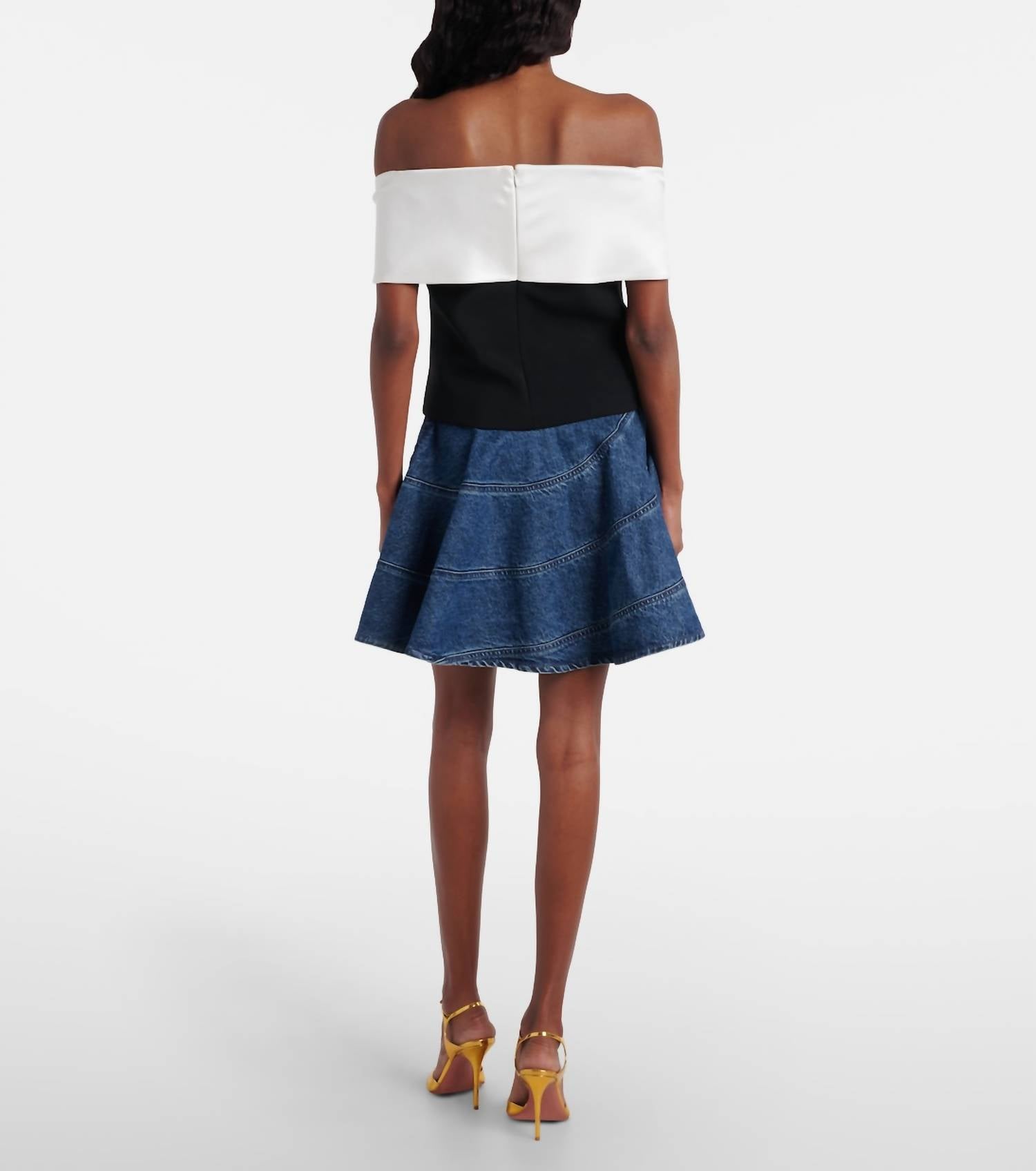 Self-Portrait - Crepe Flower Top