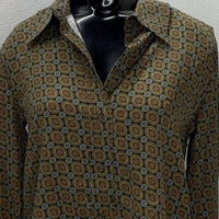 Argent - Women's Slim Fit Viscose Twill Blouse
