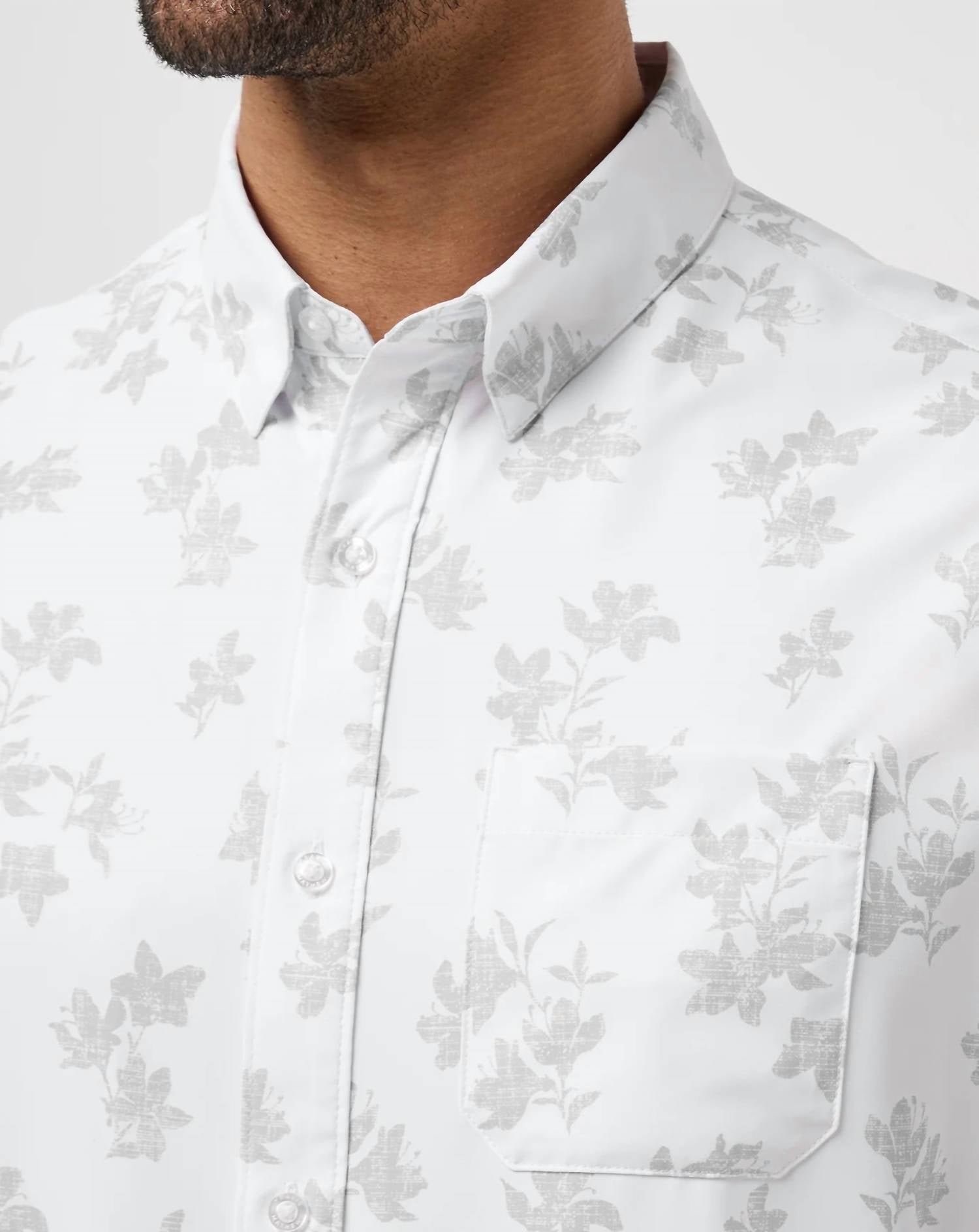 Travis Matthew - Mist On The Lake Button Up Shirt