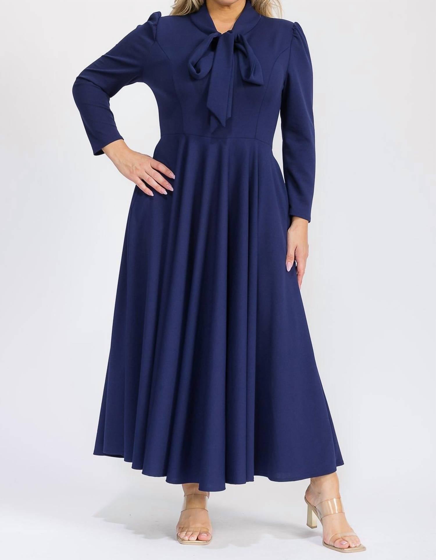 Karen T Design - Bow Tie A-line Dress