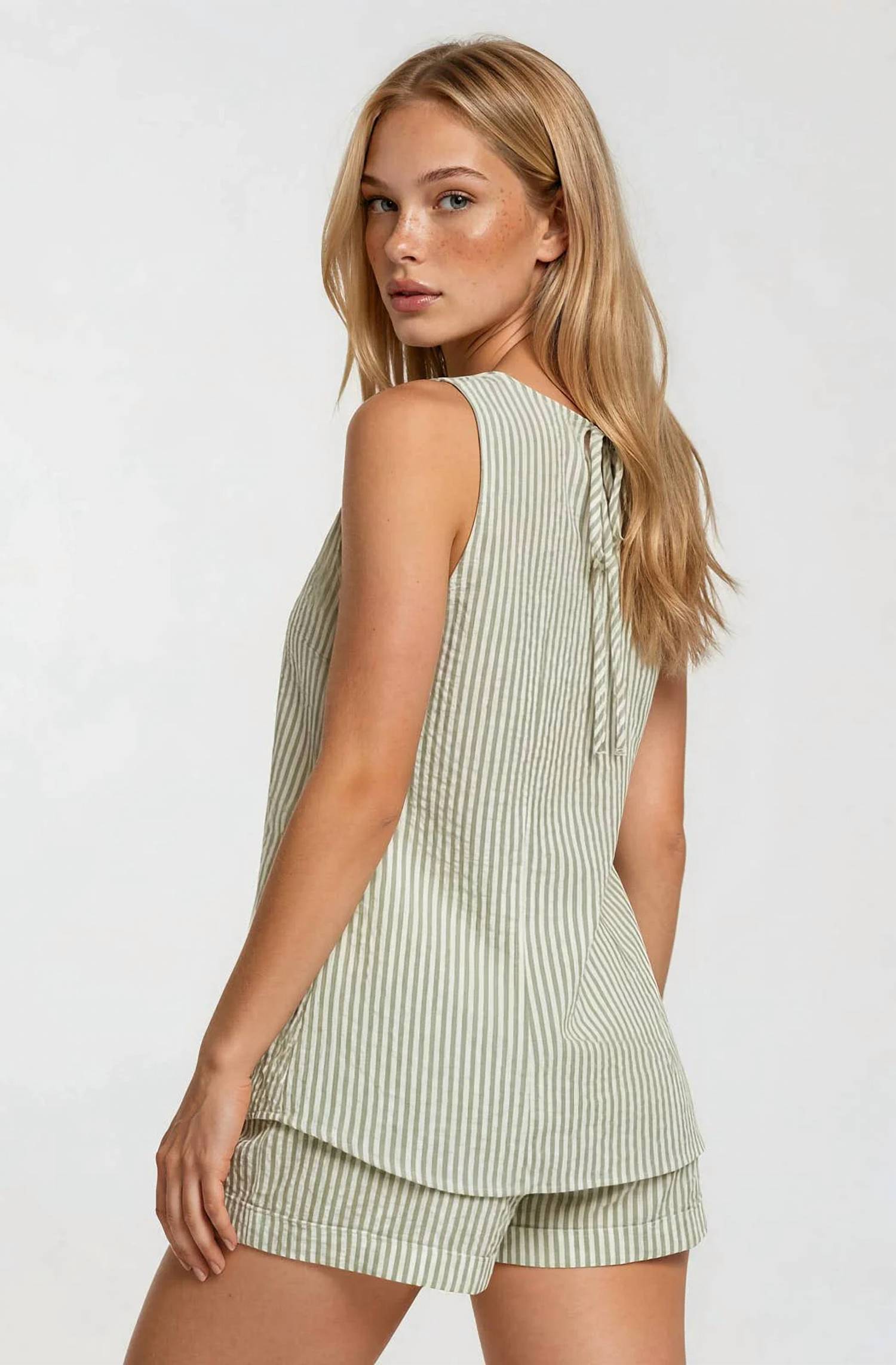 Gilli - Pinstripe Short Set