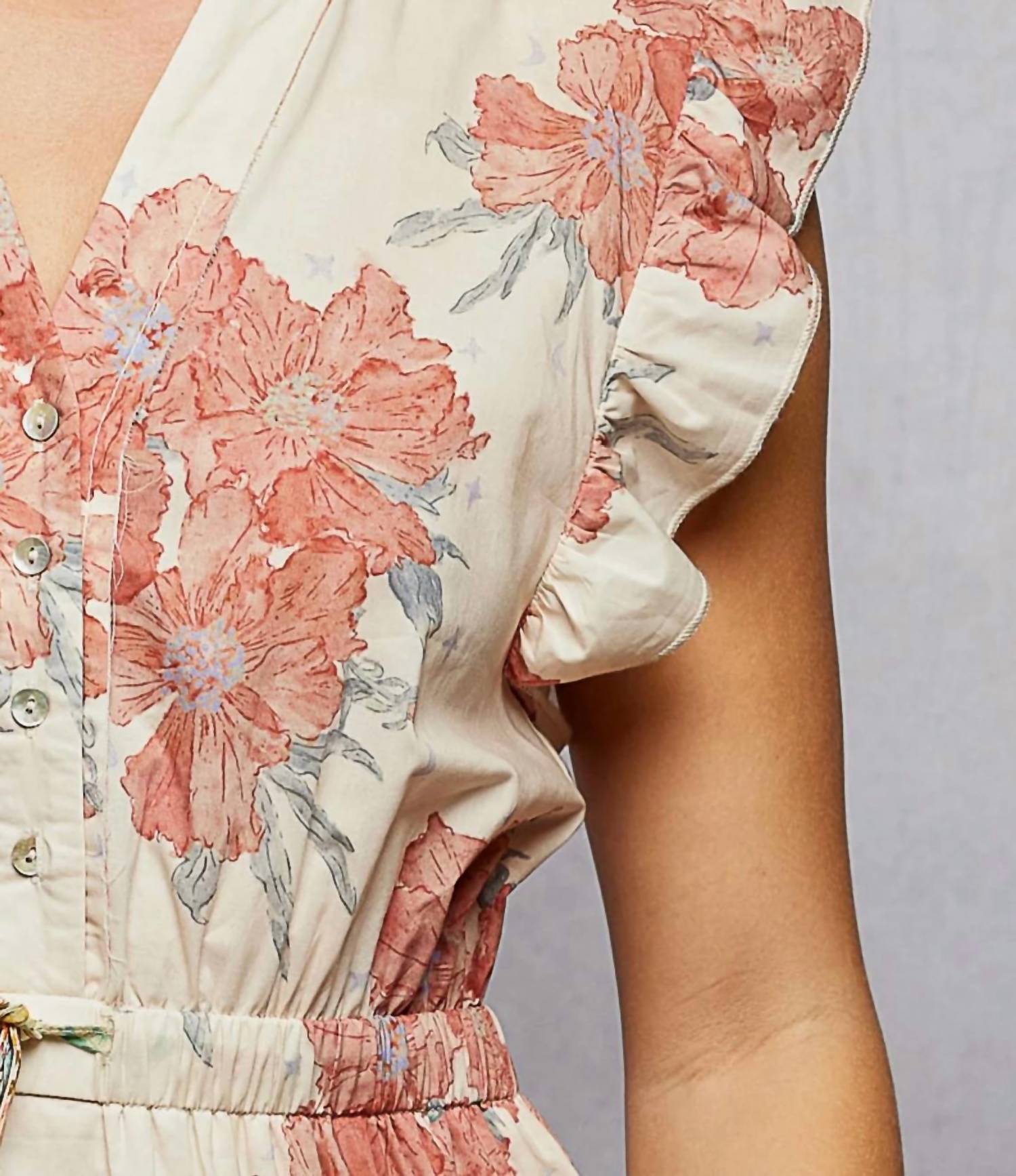 Pol - Patchwork Floral Maxi Dress