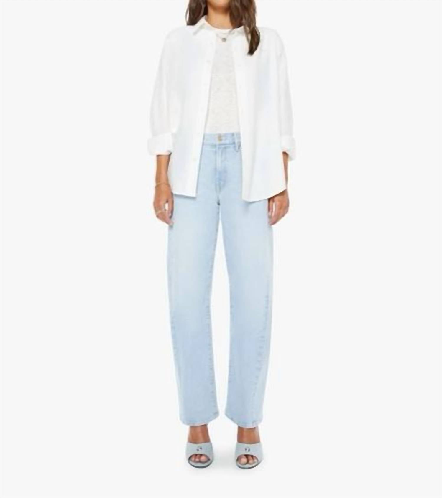 Mother - Mid Rise Half-pipe Hover Jeans