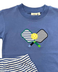 Luigi Kids - Kid's Crossed Paddles & Pickleball Short Set