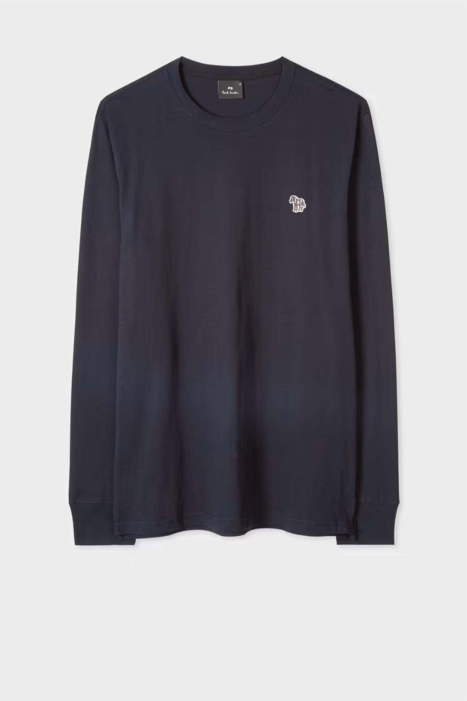 Paul Smith - Cotton Zebra Logo Long-sleeve T-shirt