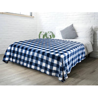 Pavilia - Buffalo Check Plaid Plush Fleece Blanket Throw