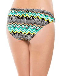 La Blanca - Chevron Shirred Band Hipster Swim Bottom