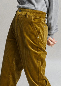 MAT DE MISAINE Prony Corduroy Pants in pistachio - women's pants - view 6