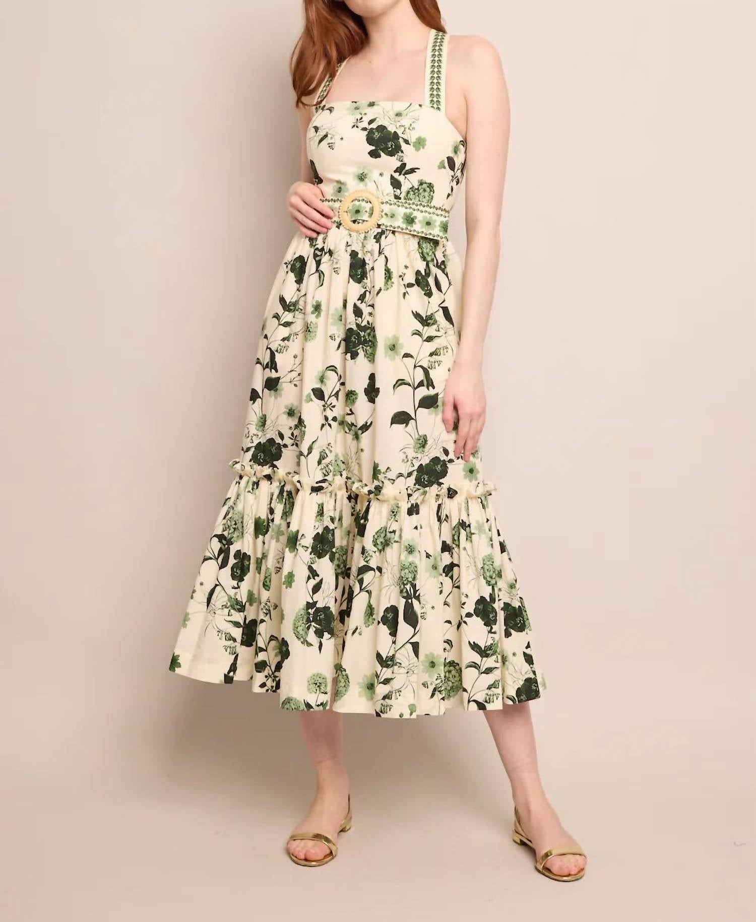 Cara Cara - Julietta Criss-cross Back Maxi Dress
