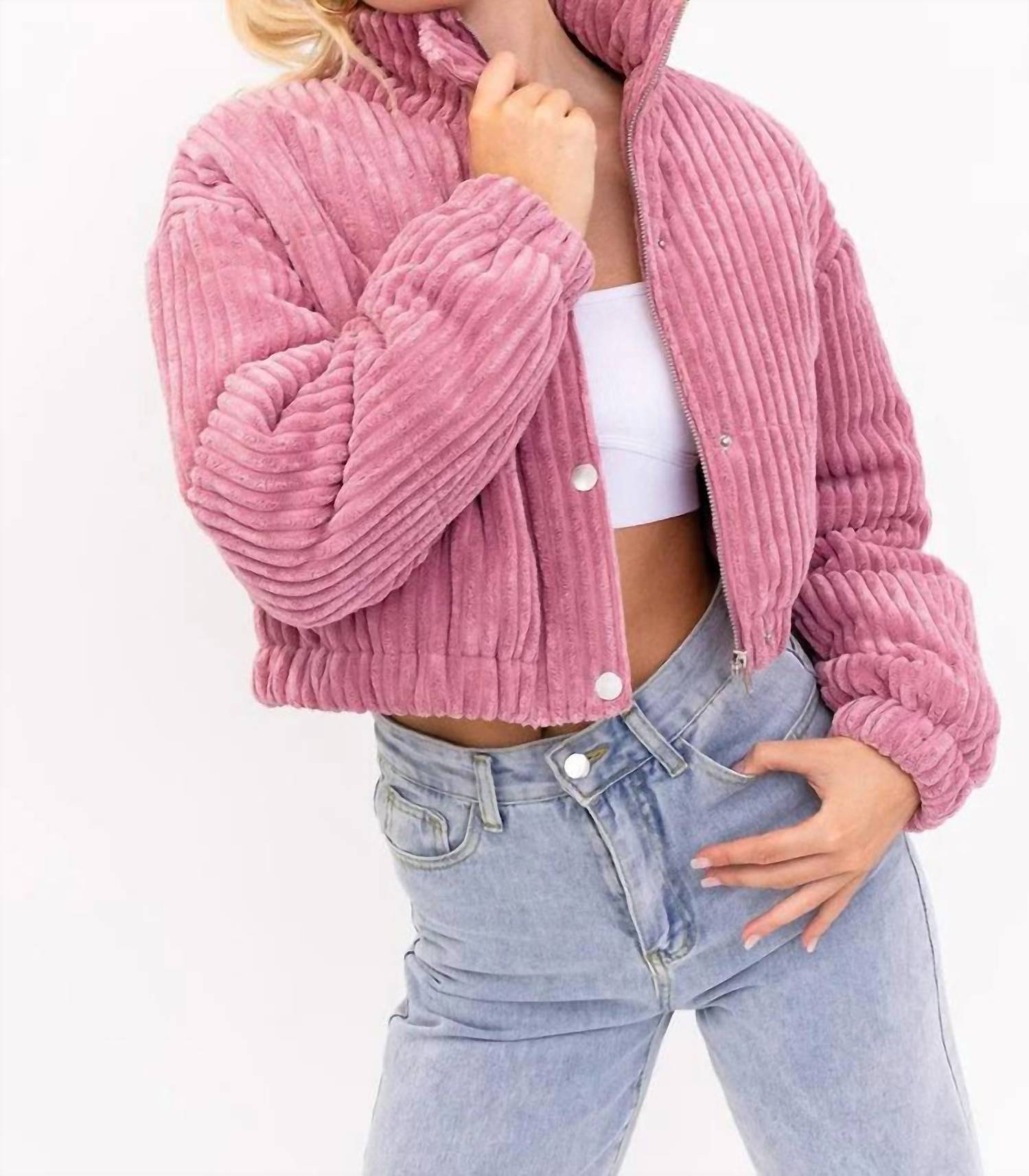 Le Lis - Muse Corduroy Puffer Jacket