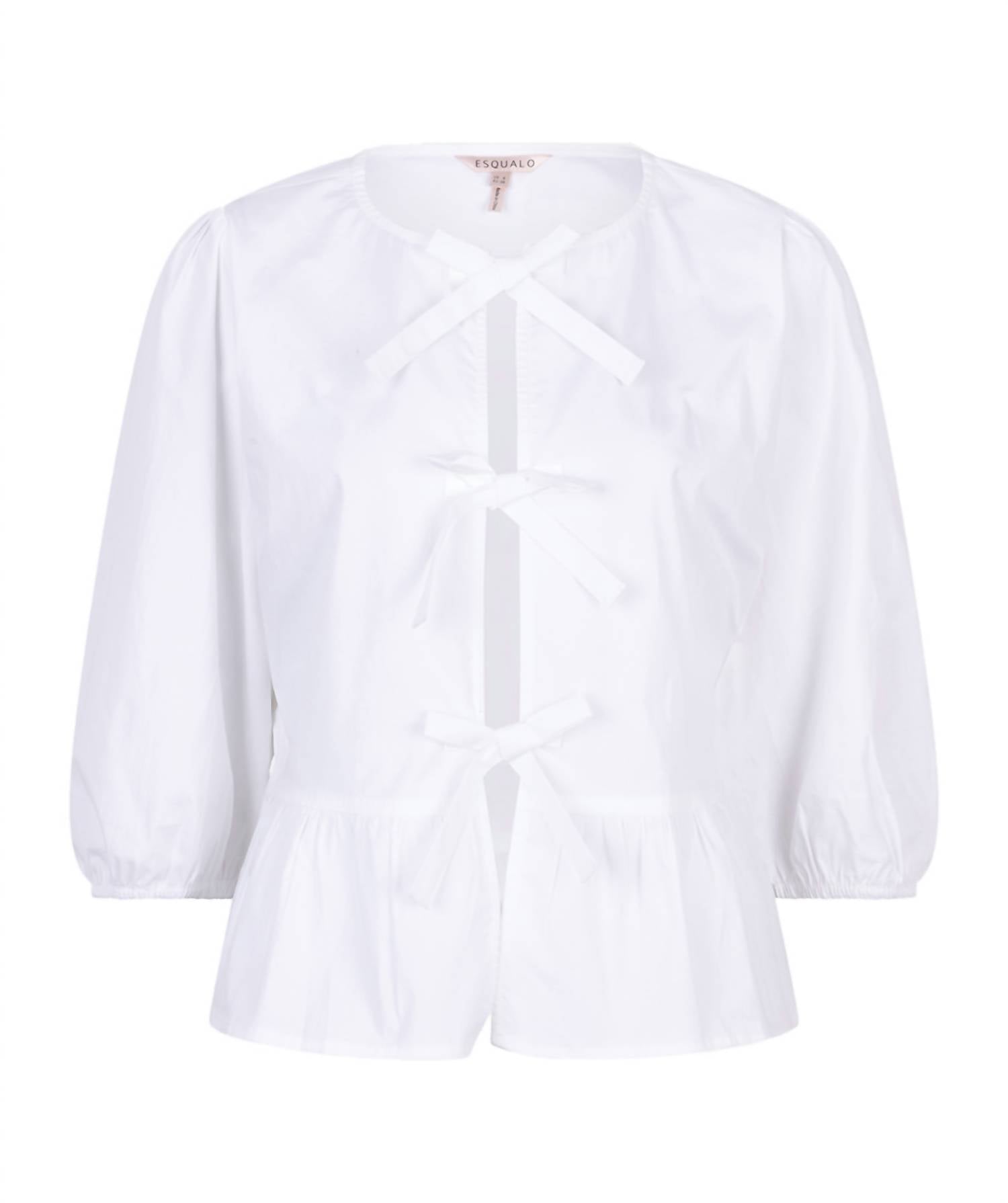 Esqualo - Women's Bow Beautiful Top